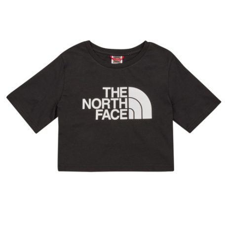 T-shirt ragazza The North Face  Girls S/S Crop Easy Tee  Nero The North Face 196013690793